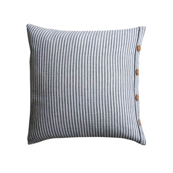 Pagunette Pynteputer - Stripey Cover - str. 50x50 cm. - Black